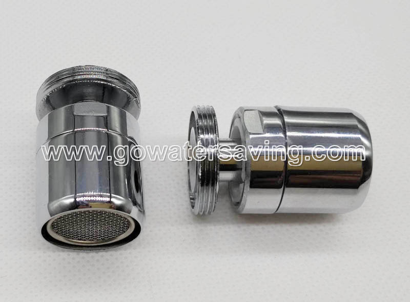 swivelling faucet aerator